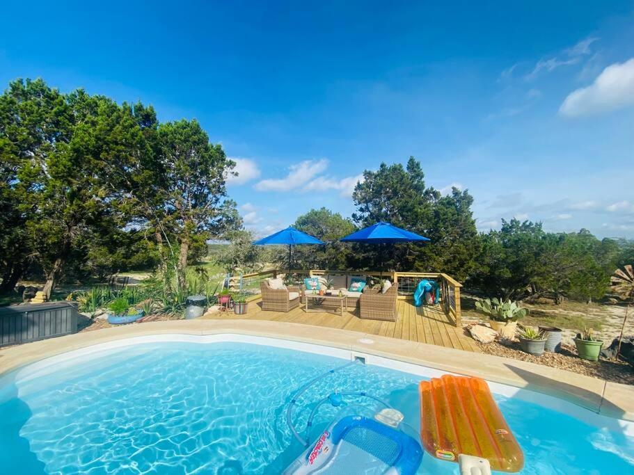 Cottage With Hot Tub And Pool Bandera, Tx. Esterno foto